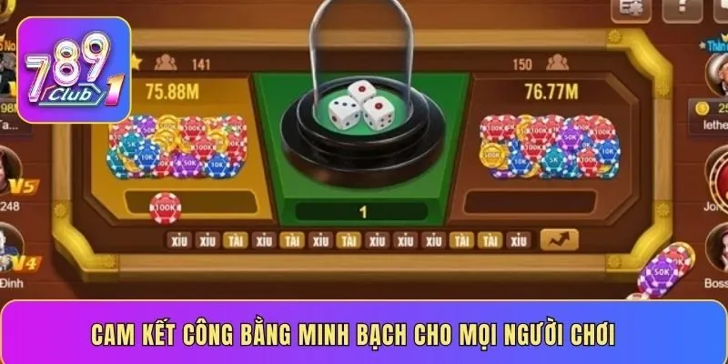 Cam kết công bằng minh bạch cho mọi người chơi